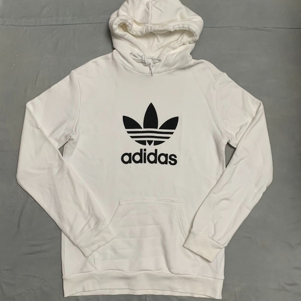 White Adidas Hoodie
